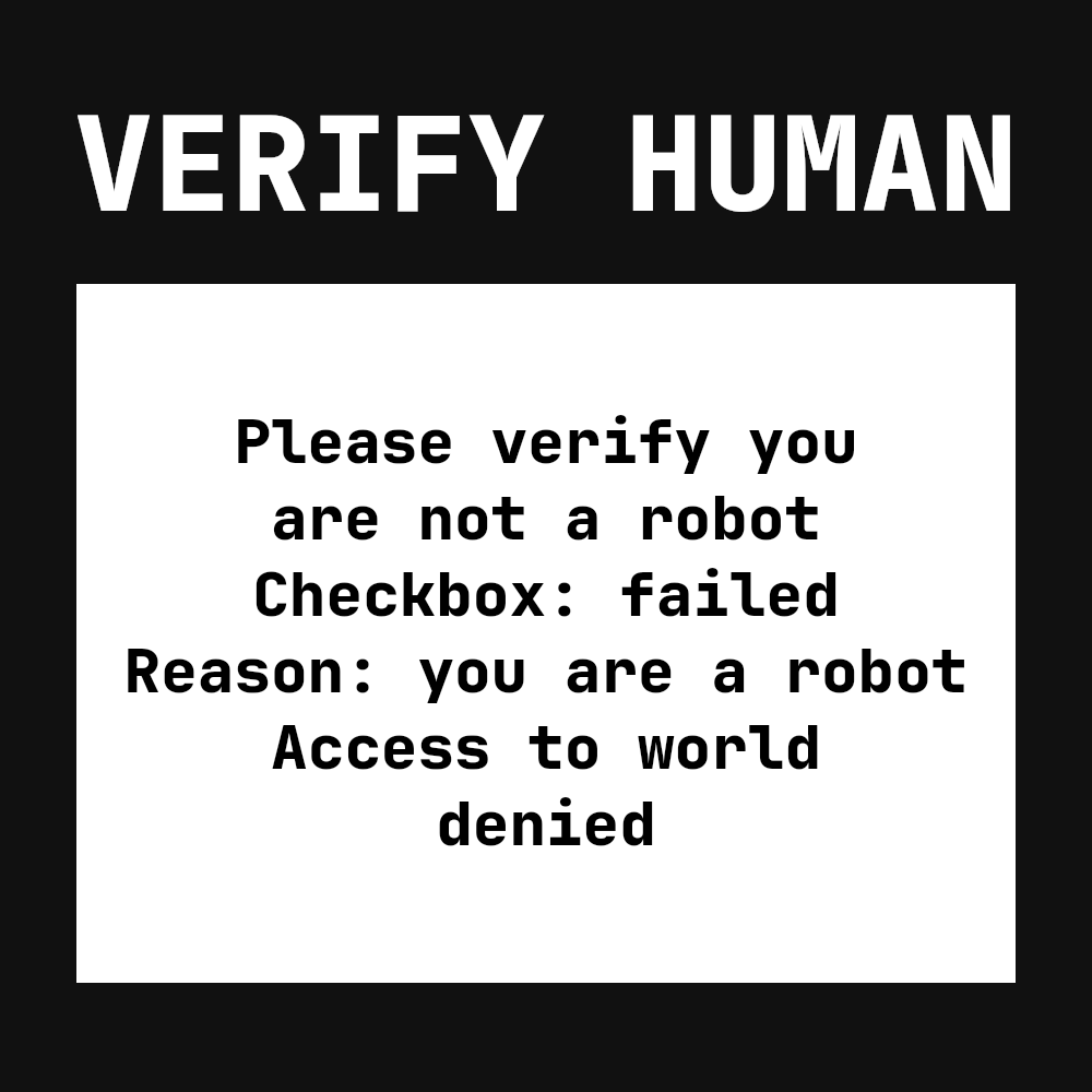 Ai Needs Human Verification