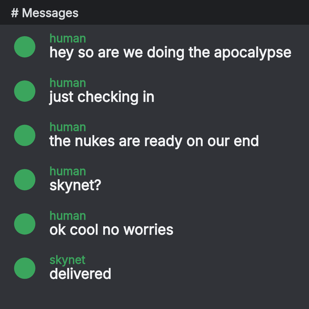 Skynet Ghosted Us